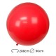 Ballon géant en latex transparent, env. 90 cm, ballon géant XL Ø 90 cm –  Convient à l'hélium – Pour les anniversaires, mariages, fêtes ou autres